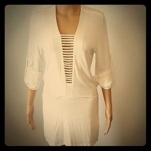 Dream white mini dress